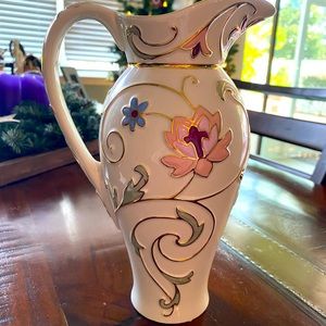 Lenox Gilded Garden pitcher